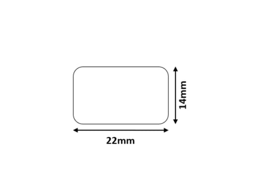 Niimbot - D11 / D110 / H1 / H1S - 15x50mm-130 Thermal Labels - White
