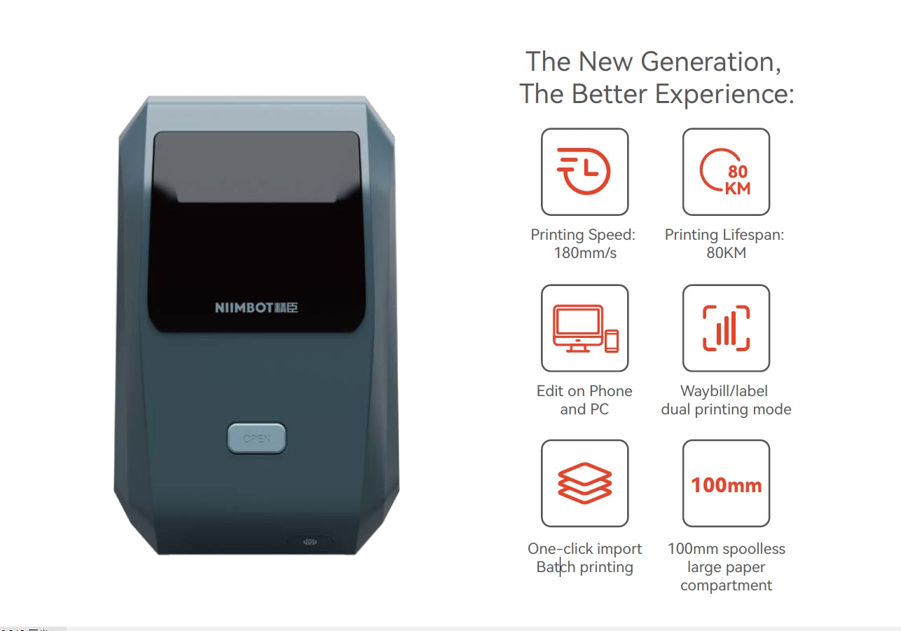 NIIMBOT - K3 - Smart Label Printer for Office/Business
