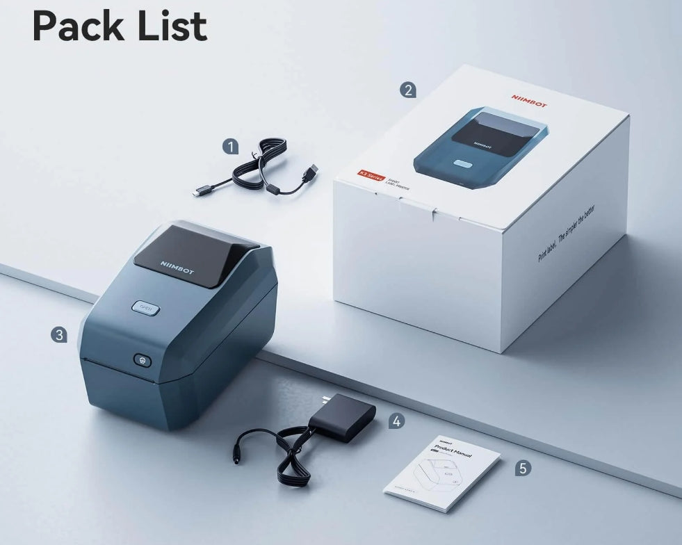 NIIMBOT - K3 - Smart Label Printer for Office/Business